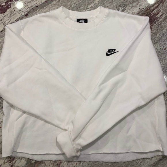 Cropped white Nike crew neck - Picture 2 of 4
